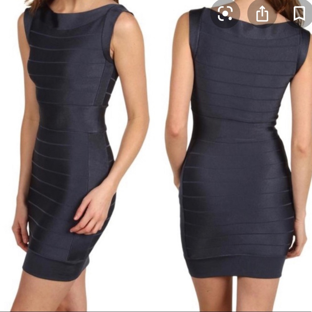 French Connection T-Ribbon Knits SS Dress Black